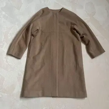 베이지 롱 코트 프리 사이즈