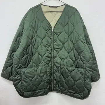 ZARA 퀼팅 자켓 그린 USA M~L 53