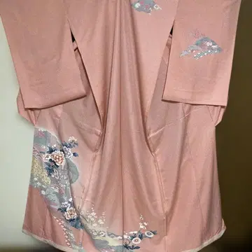 순수 실크 가봉 의상 탕고 크레이프 원단 가봉 상태 리메이크 재료