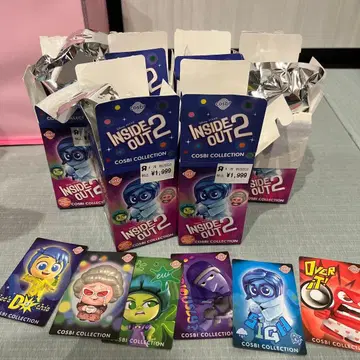 인사이드 헤드 2 코스튬 랜덤 피규어 6개 세트