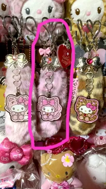 산리오 갸루 고양이 마이멜로디 스트랩