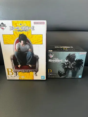제일복권 DEATH NOTE B상 L 피규어 D상 류크 세트