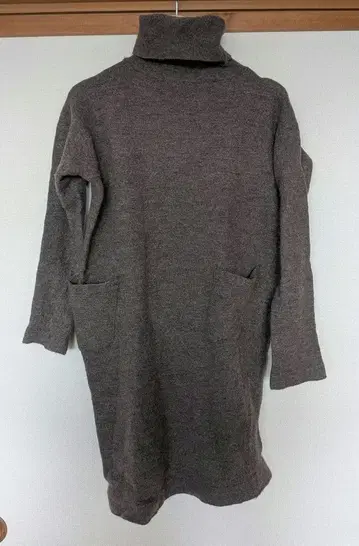 45R 울 100% 터틀 튜닉 기장