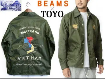 BEAMS x TOYO 베트남 자수 자켓 s 사이즈