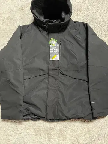 X Shelter 방수 다운 자켓 LL 블랙