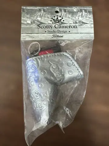 SCOTTY CAMERON 2023 미니 골프헤드커버 키링 그레이