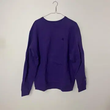 Champion 퍼플 맨투맨 M