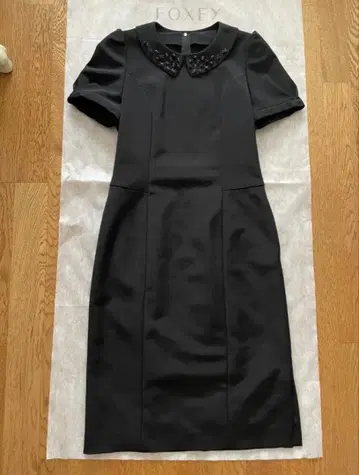 FOXEY NY 블랙 비쥬 원피스 40