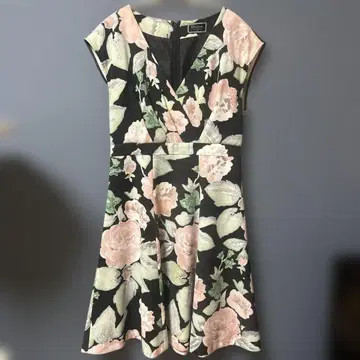 Diagram 플라워 프린트 반팔 원피스