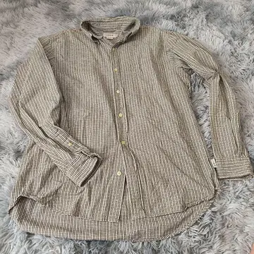 J.CREW S 긴팔 셔츠 면 100% 체크 무늬 제이크루