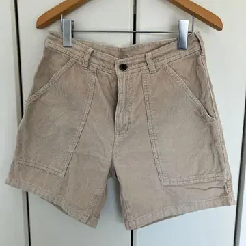 patagonia 베이지 코듀로이 숏팬츠