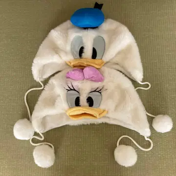 디즈니 도날드 데이지 팬캡 모자 레어