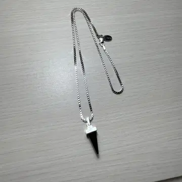 실버 925 베네치아 체인 목걸이 탑 포함
