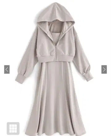 GRL 후드티x원피스 쭈리 맨투맨 셋업