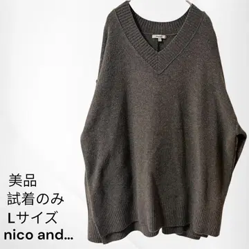 니코앤드 V넥 스웨터 신상 시착만 한 상품