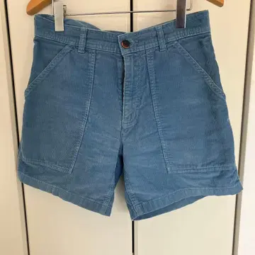 patagonia 코듀로이 숏팬츠 파랑