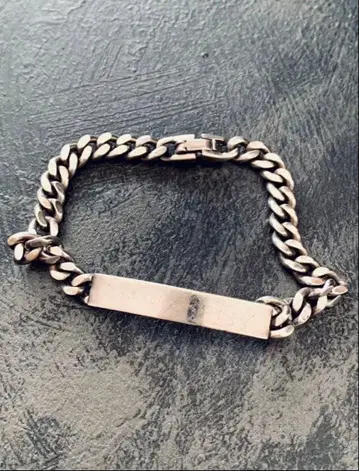 실버 925 체인 팔찌 26g