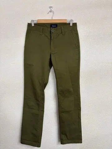 Brixton 올리브 슬림핏 치노 팬츠