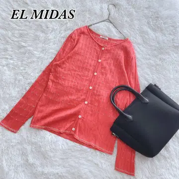 엘르미다/가디건/비쥬 귀여움/코튼/일본제/M 사이즈/고급