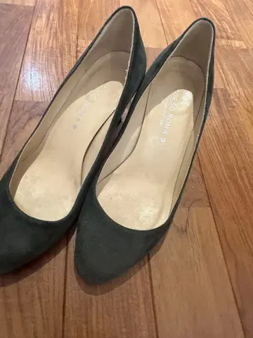 CORSO ROMA 다크 그린 하이힐 9 사이즈 37