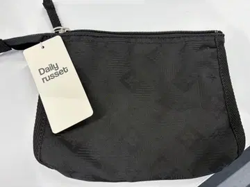 데일리 러셋 블랙 파우치 소형 택 포함