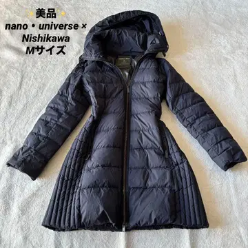 새상품급 나노 유니버스 니시카와 다운 다운코트 M 네이비 콜라보