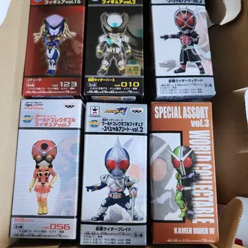 가면라이더 월드 컬렉터블 피규어 6체 미개봉 박스 있음