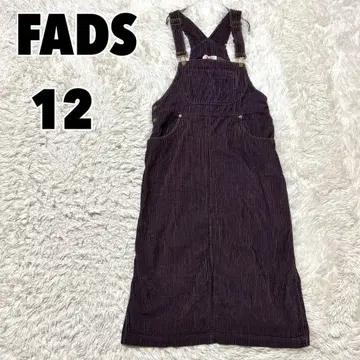 FADS 코듀로이 오버롤 스커트 원피스