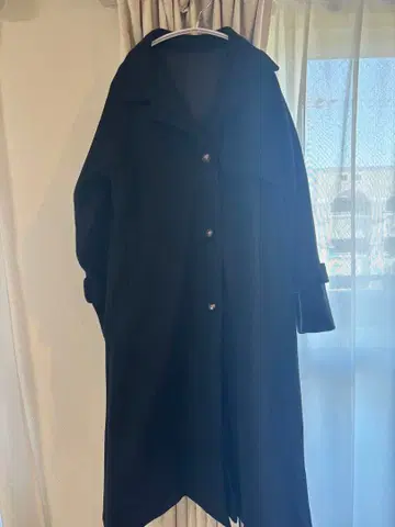 GRL 롱 코트 블랙