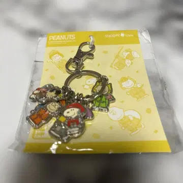 PEANUTS 스누피 체인 키링 한정판 500