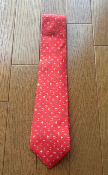 Salvatore Ferragamo 오렌지 넥타이