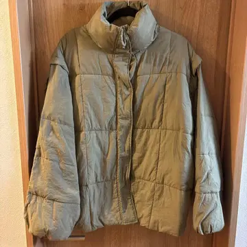 hellam 소매 탈부착 2WAY 자켓 카키