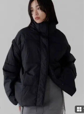 hellam 소매 탈부착 2WAY 자켓 카키