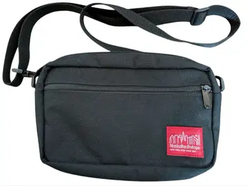 [ 새상품급 ] manhattan portage 블랙 스퀘어 숄더백