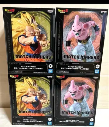 [ 미개봉 ] MATCH MAKERS 손오공 마인 부우 피규어 2세트