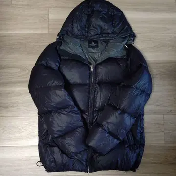 BEAUTY & YOUTH 후드 부착 다운 자켓 블랙 L