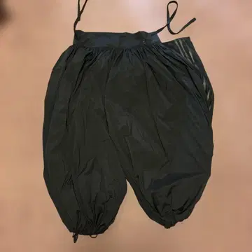 Y-3 블랙 나일론 캐주얼 팬츠