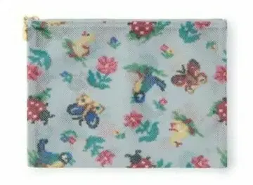 페이러 하이 메쉬 파우치 실버 그레이 HEMP-231351 새상품