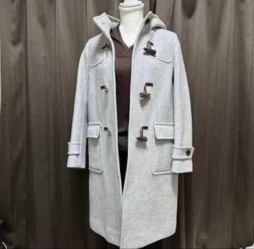 [ 새상품급 ] 그린 라벨 릴랙싱 CB 더플 코트 롱 그레이 L