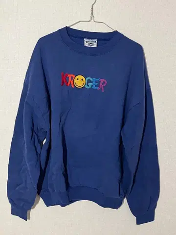 리 크로거 스마일리 페이스 맨투맨