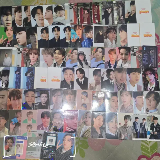 방탄소년단 포카 일괄 김남준 김석진 민윤기 정호석 박지민 김태형 전정국