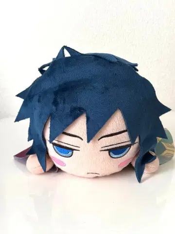 귀멸의 칼날 누워있는 special 봉제 인형 토미오카 기유 찡그린 눈