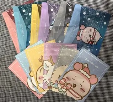 치이카와 x 세븐일레븐 플랫 케이스 노트 전종 세트