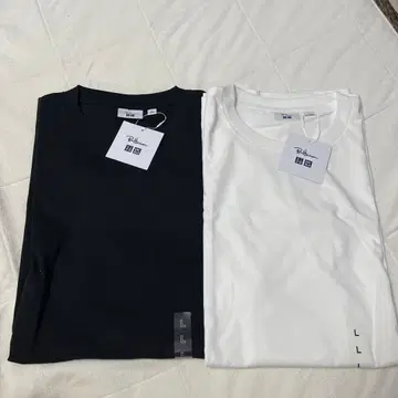 유니클로 론 헤르만 콜라보 T셔츠 2장 세트 L 사이즈