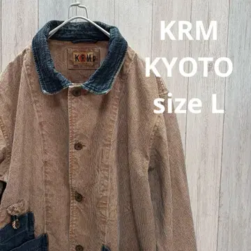 KRM 커버올 데님풍 자켓 L 사이즈