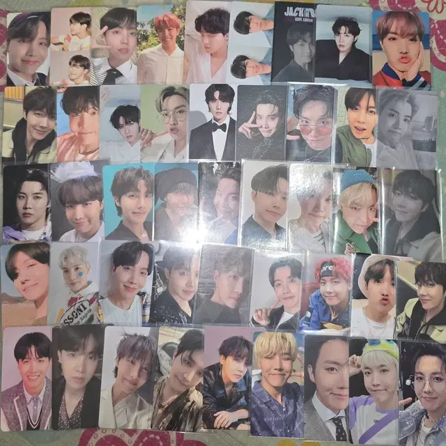 방탄소년단 포카 일괄 김남준 김석진 민윤기 정호석 박지민 김태형 전정국