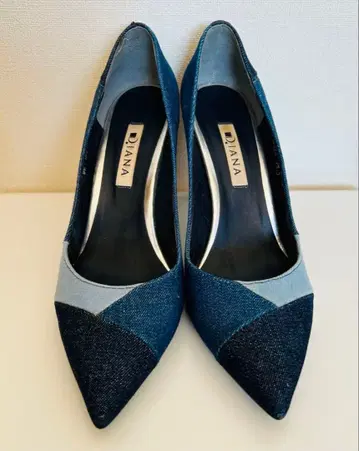 [ 즉시 구매 대환영 ] Diana 다이애나 데님 스틸레토 하이힐