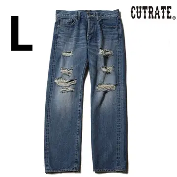CUTRATE USED DENIM PANTS 데미지 데님 팬츠