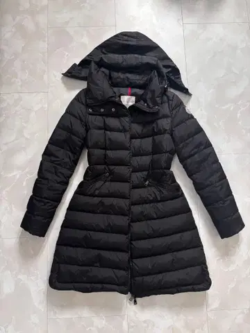 MONCLER 블랙 다운 자켓 플라메트 0