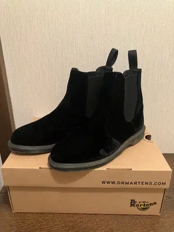 닥터 마틴 블랙 사이드 고어 부츠